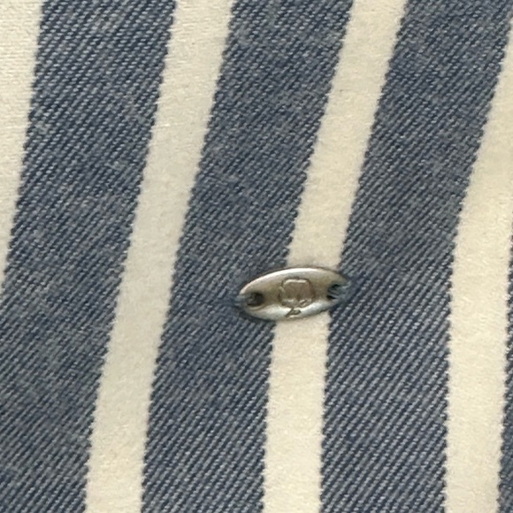 Southern‎ Shirt Blue & White Striped Button-Up Top – Size Small/Medium NWT - Picture 2 of 12
